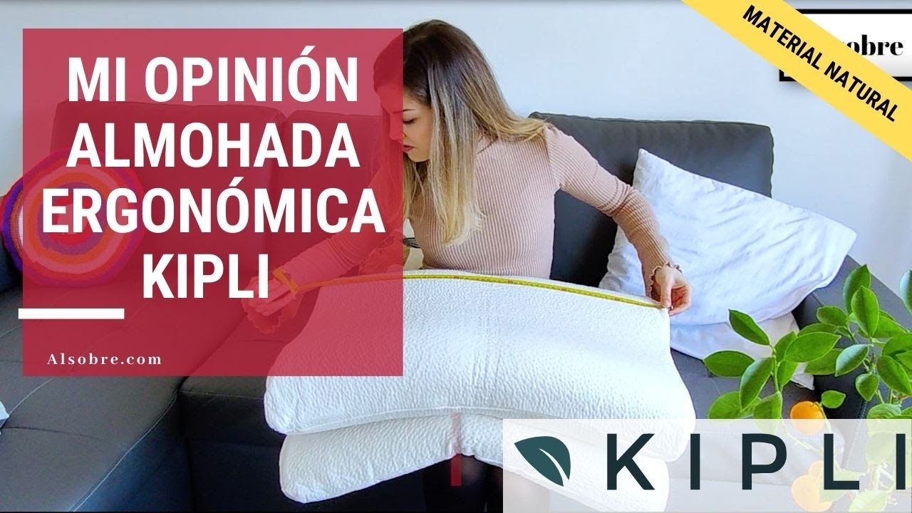 Almohada ergon&oacute;mica Kipli - Mi Favorita 🥇 Mejores Almohadas