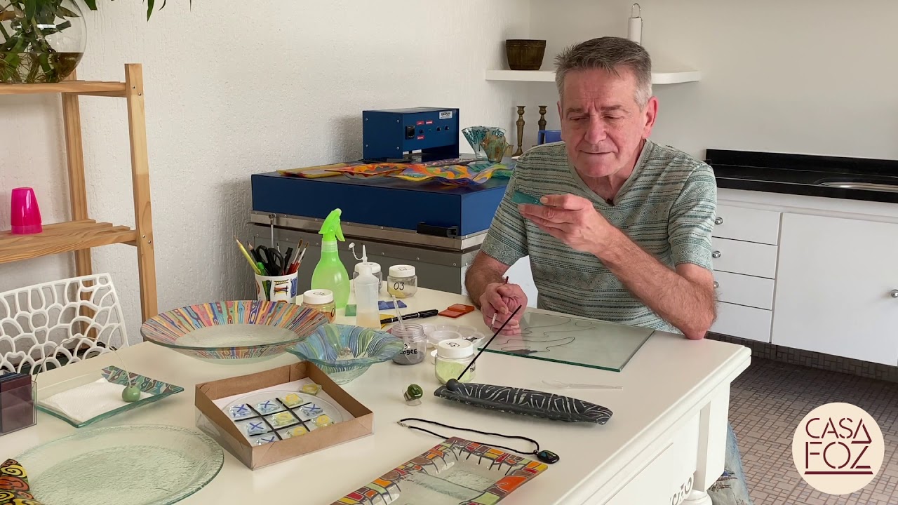 Modelagem e Vidro (Glass Fusing) com Mauro Guiral