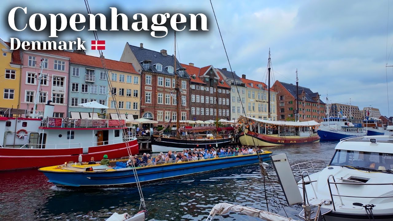 Copenhagen, Denmark - 4K Walking Tour