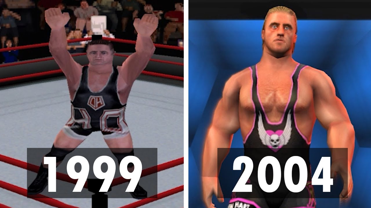 Owen Hart Wrestling Game Evolution | 1994 to 2004 | WWE Raw to Showdown LOW