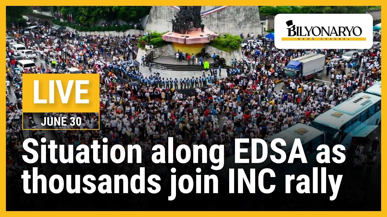 LIVE: Situation along EDSA as thousands join INC rally
