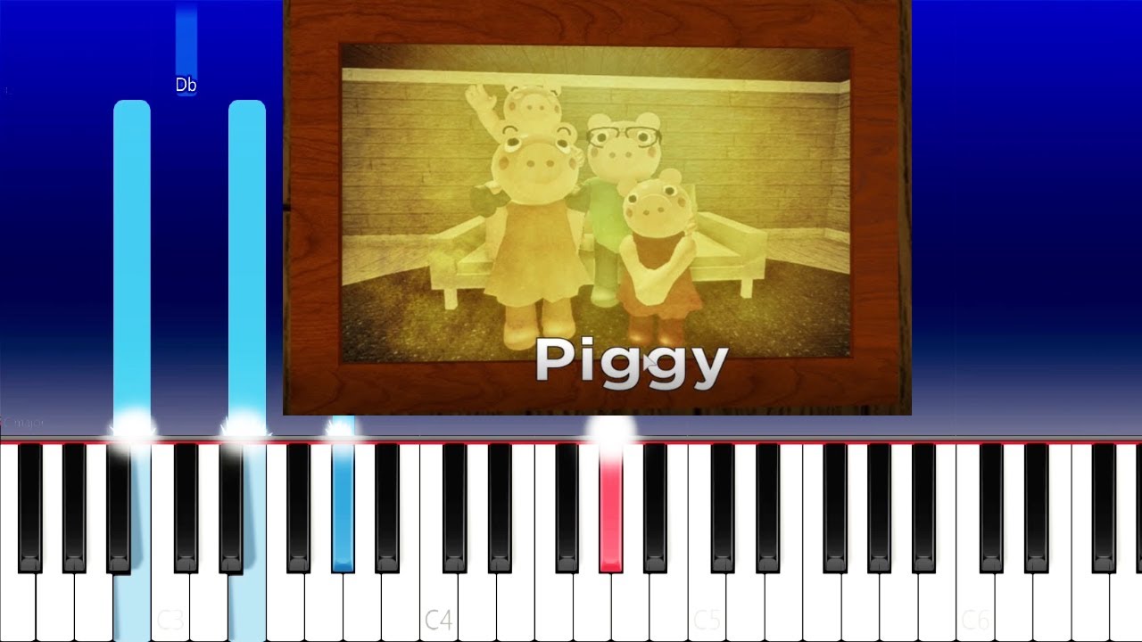 Roblox Piggy - Chapter 12 Ending Credits (Piano Tutorial)