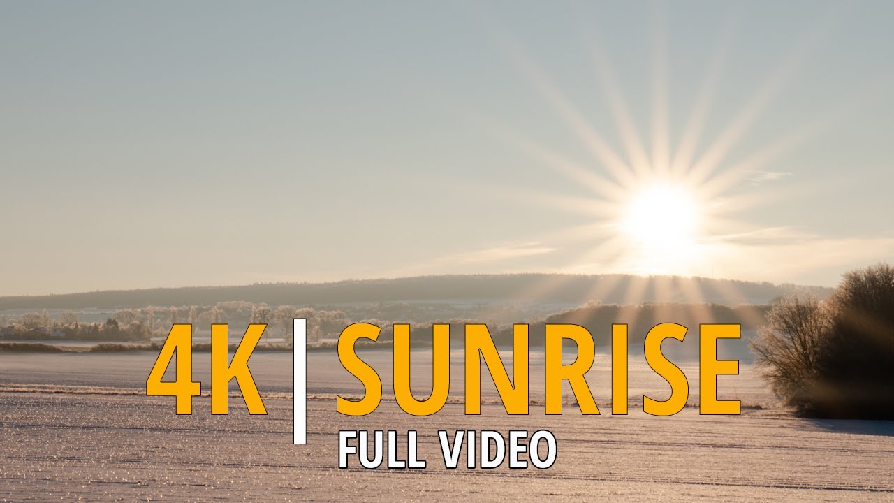 4K | BEAUTIFUL SUNRISE WITH MUSIC | FULL VIDEO