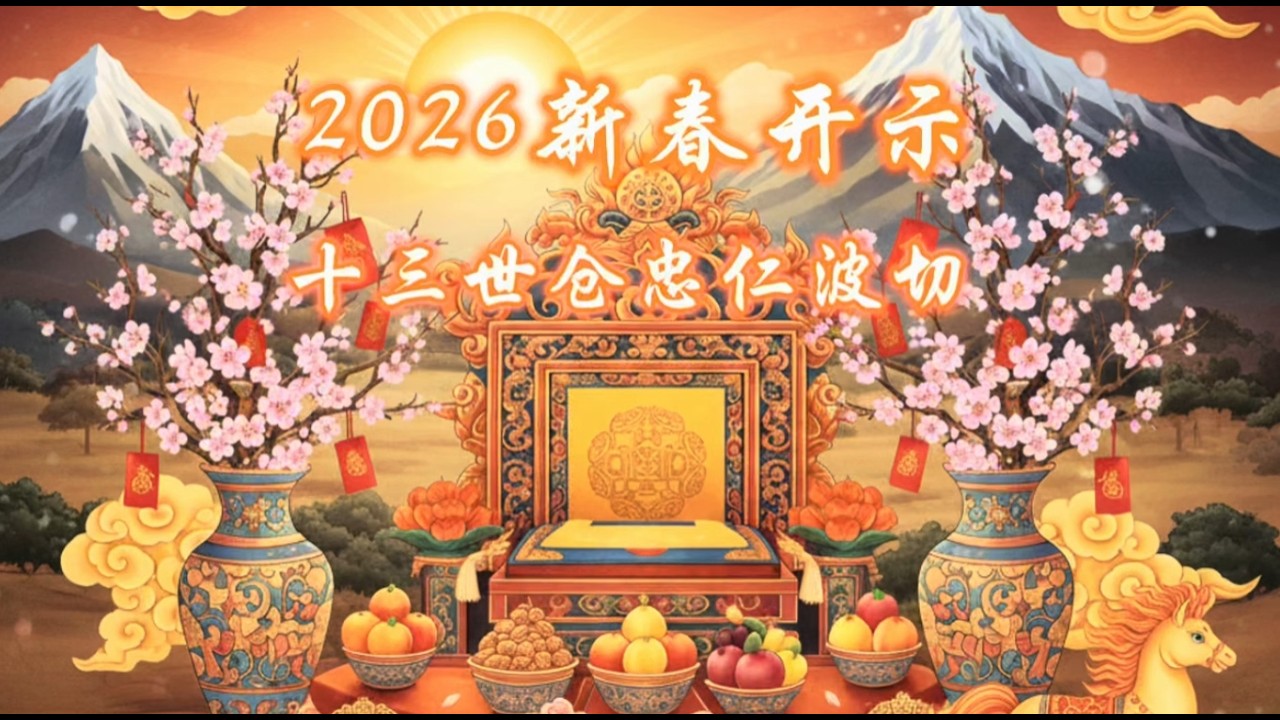 2026新春开示 - 十三世仓忠仁波切讲解