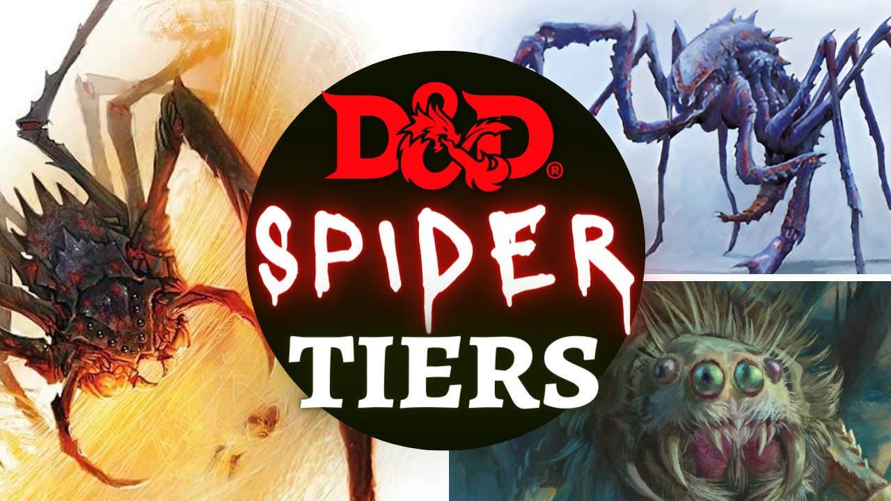 РЕЙТИНГ МОНСТРОВ D&D — ПАУКИ