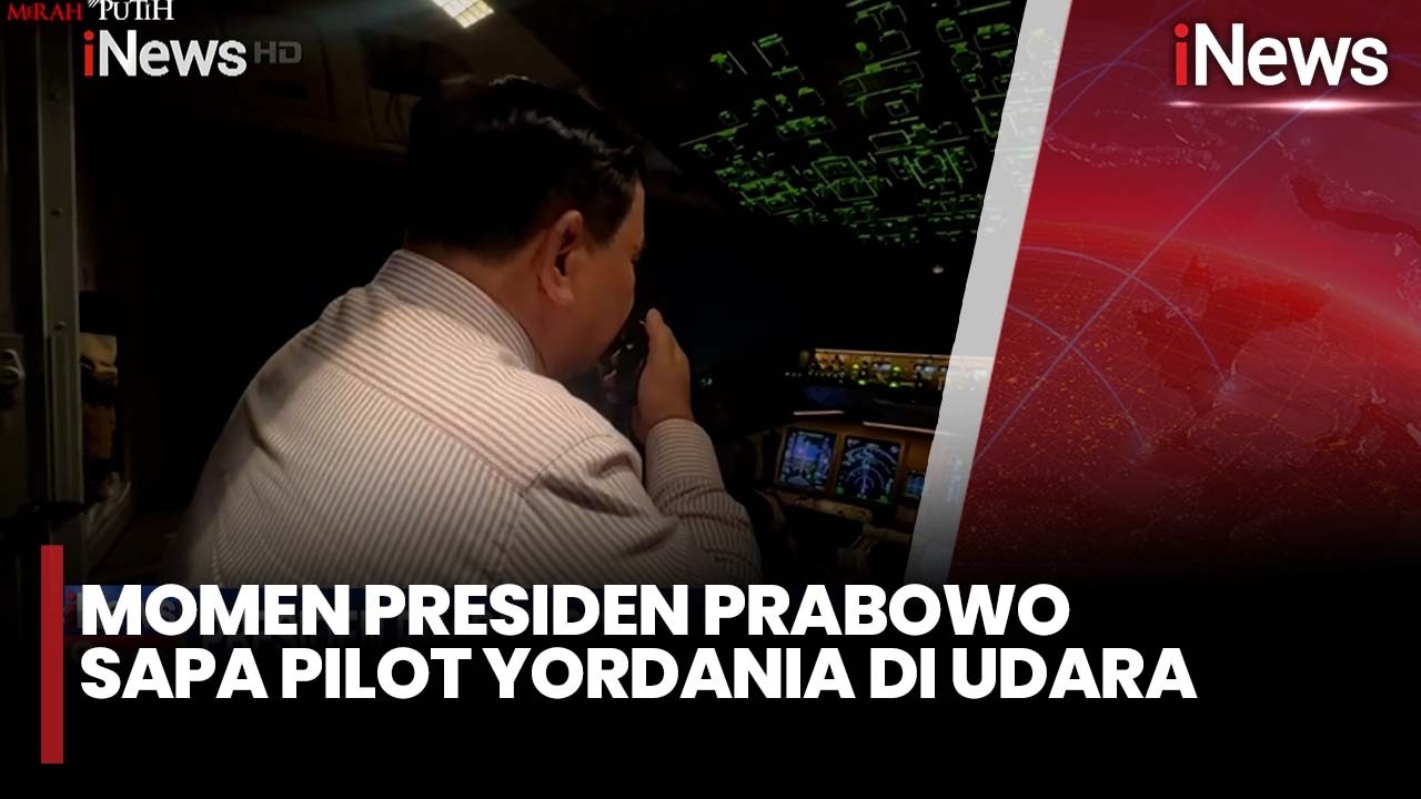 Momen Presiden Prabowo Sapa Pilot Yordania di Udara | iNews Sore 26/2