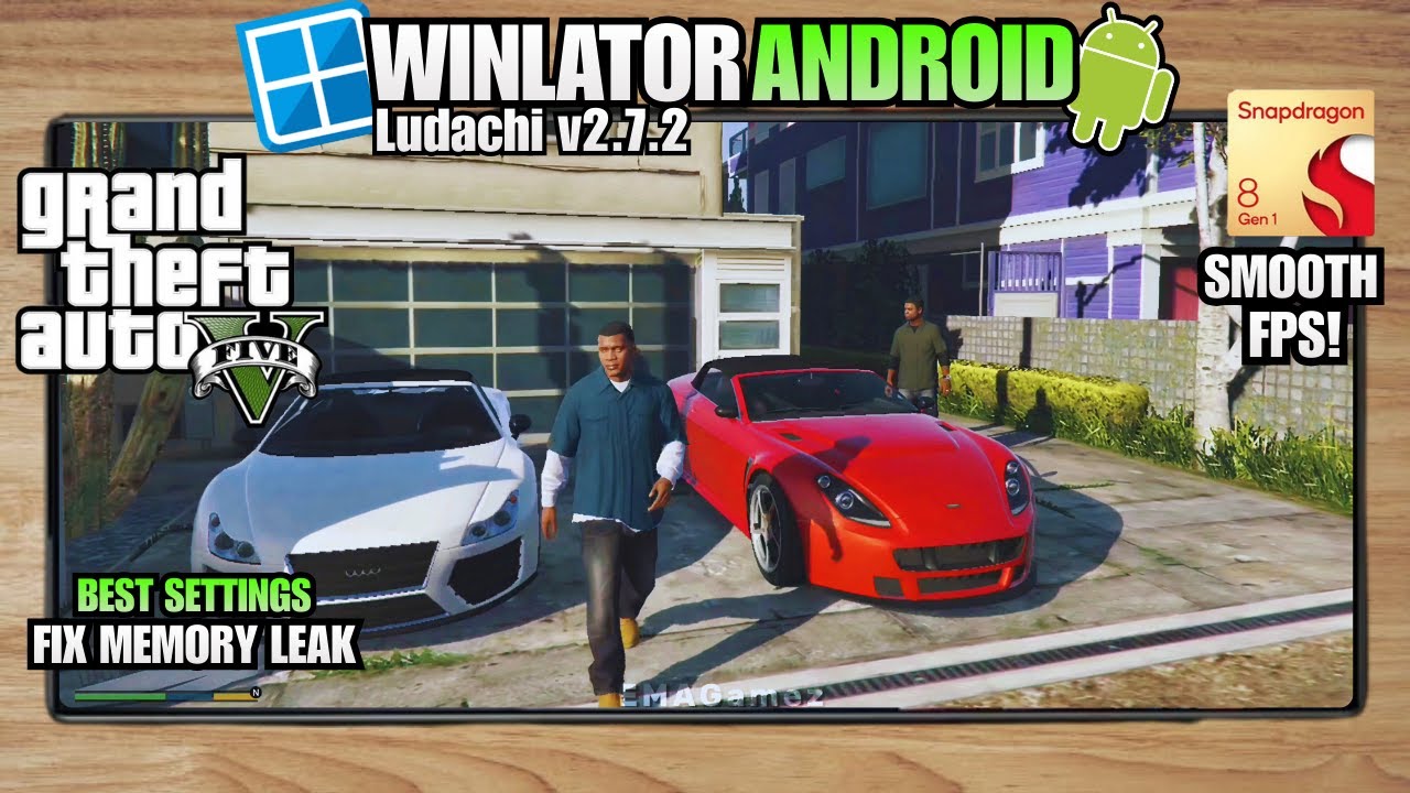 GTA V на Android | Winlator Bionic Ludashi v2.7.2 | Протестировано на Snapdragon 8 Gen 1 + лучшие...