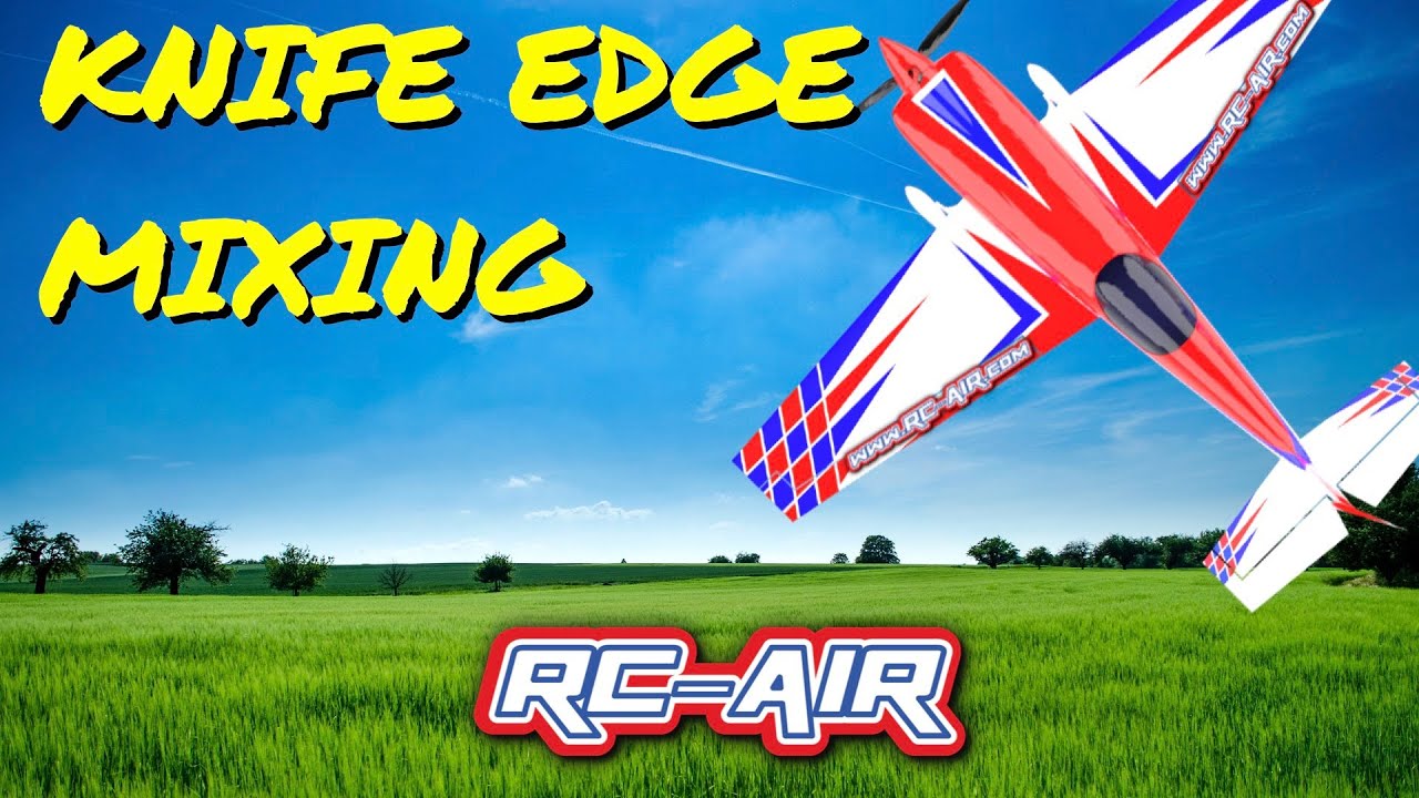 Knife Edge Mixing Tutorial- Easy to follow steps to programing out coupling using a Spektrum Radio