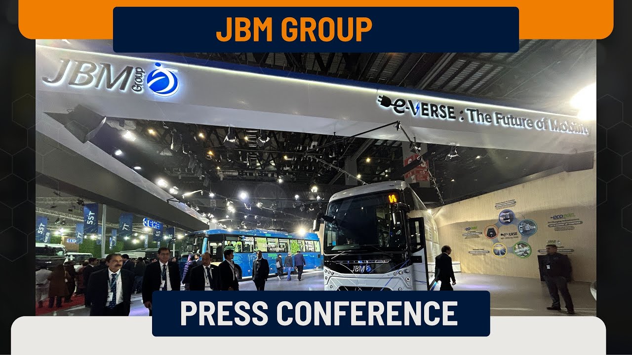 JBM Group Launches 4 Groundbreaking Electric Buses at Bharat Mobility Global Expo 2025