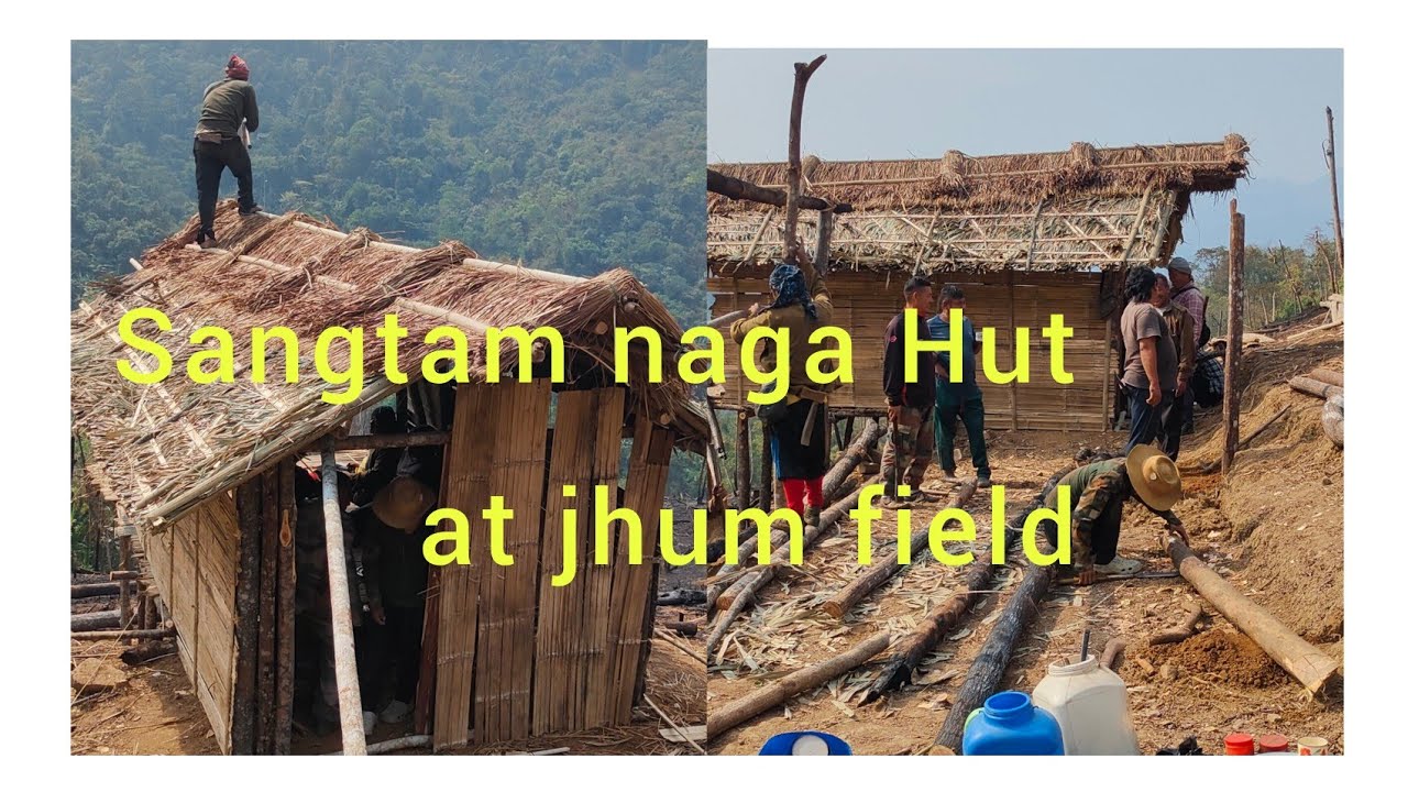 Hut at jhum field @sangtamnagatribal