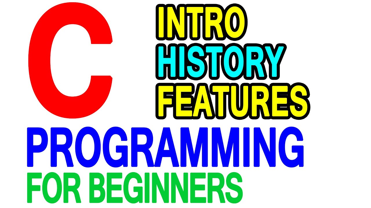 Introduction to C Programming Language and its History | Video Tutorial