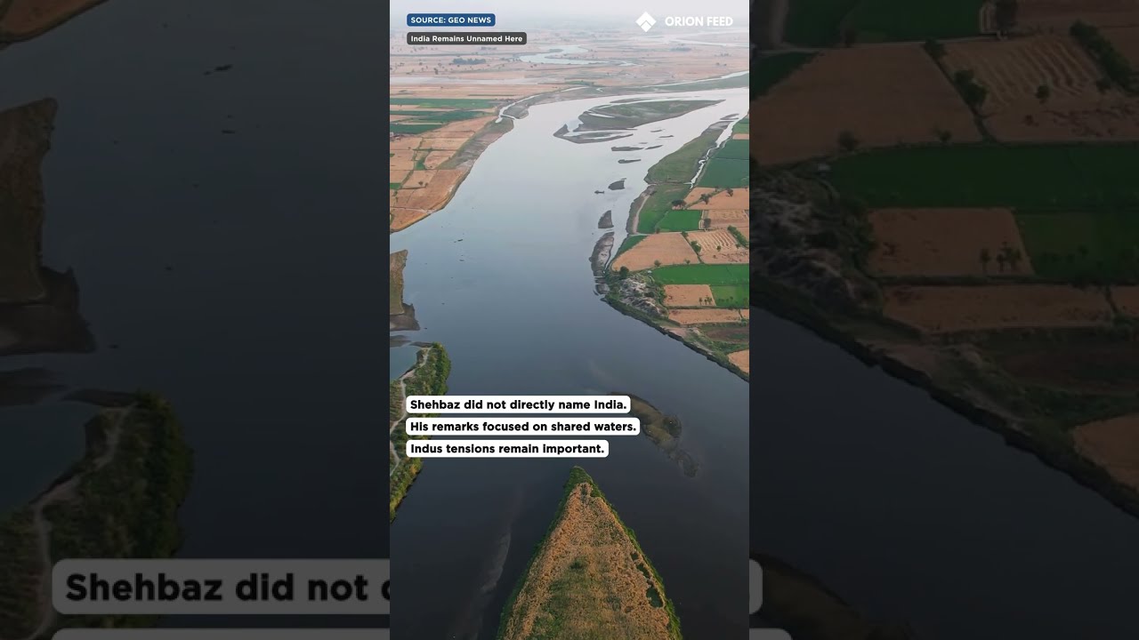 Shehbaz Sends Strong Message on Indus Waters Treaty!
