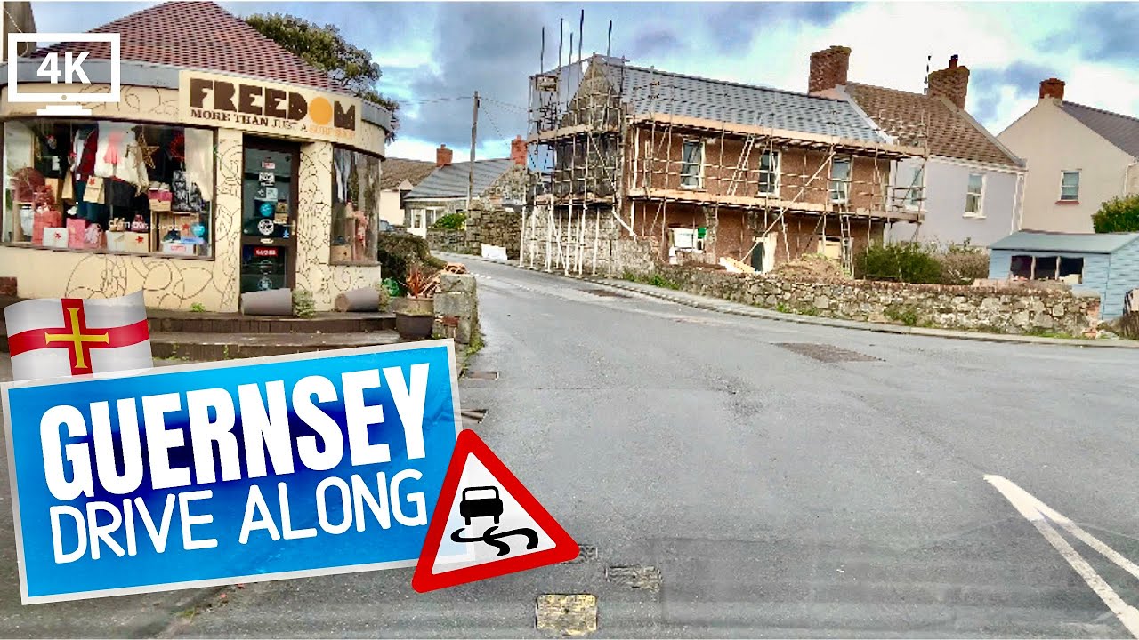 DRIVING In Guernsey Channel Islands - A Visit to M&S and Le Friquet Garden Centre🏝