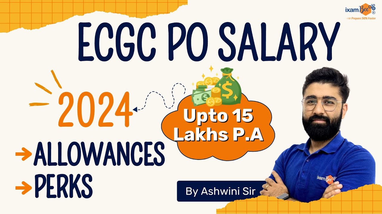 ECGC PO Salary || ECGC PO 2024 ||  ECGC PO Allowances and Perks || By Ashwini Sir