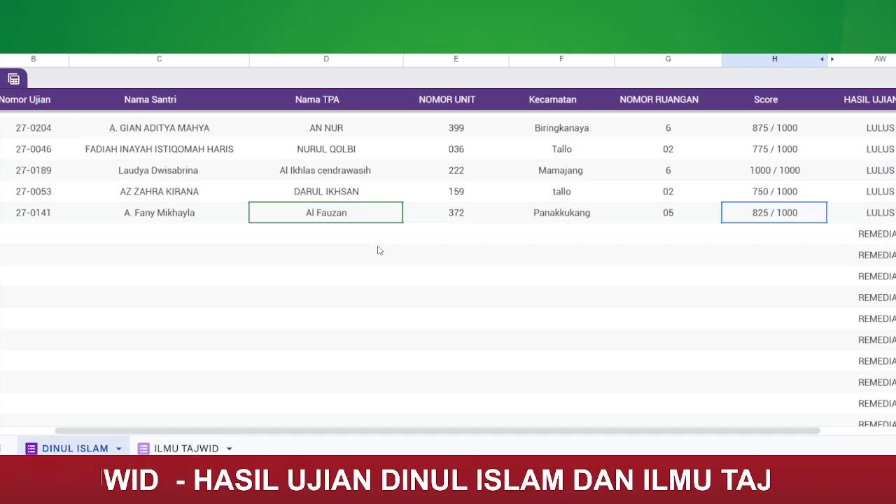 LIVE KELULUSAN MUNAQASYAH ONLINE LPPTKA BKPRMI MAKASSAR