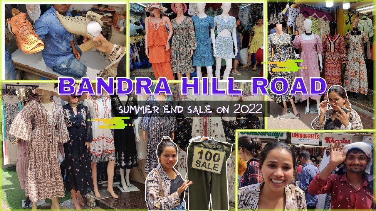 बांद्रा हिल रोड-BANDRA HILL ROAD | SUMMER END SALE ON 2022 | MUMBAI STREET SHOPPING | PRIYANKA NAIK