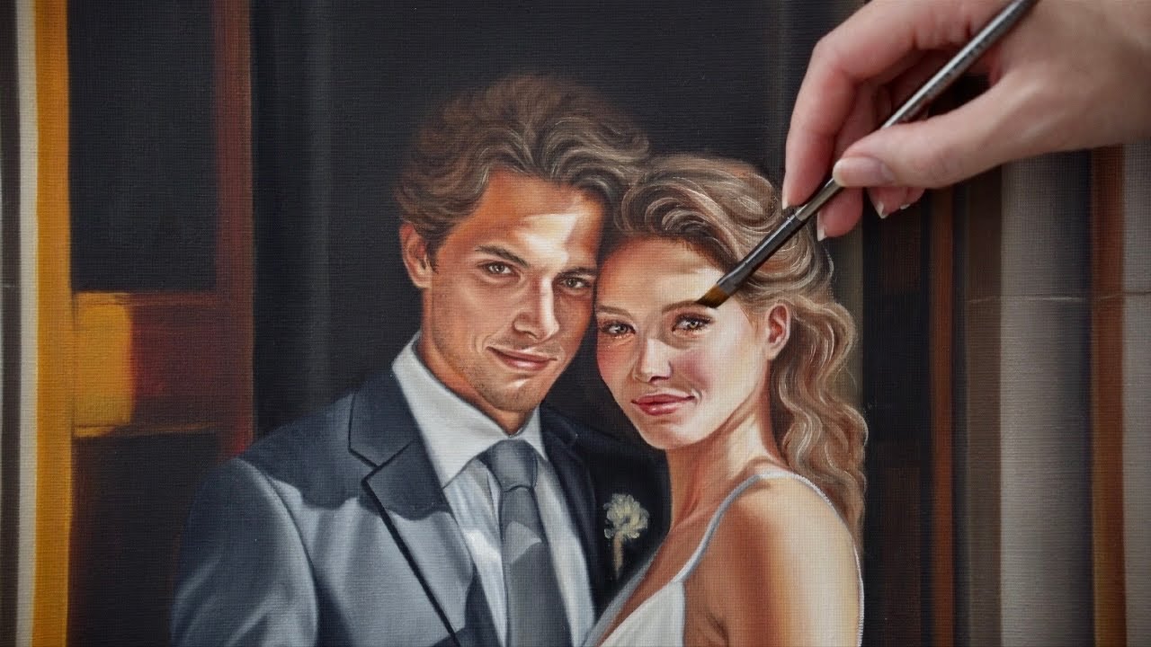 A Wedding Painting | Oil Paint