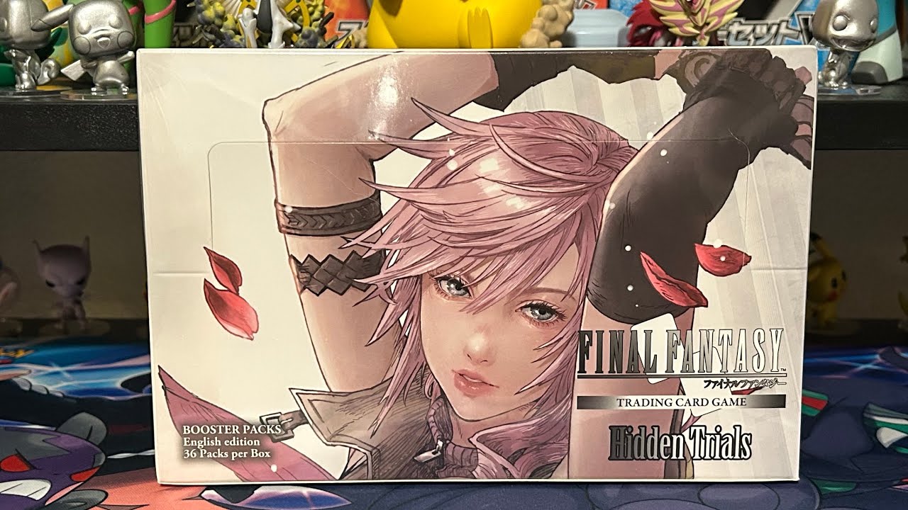 Final Fantasy TCG. Hidden Trials Booster Box. Pulled a Full Art Lightning and Hope!