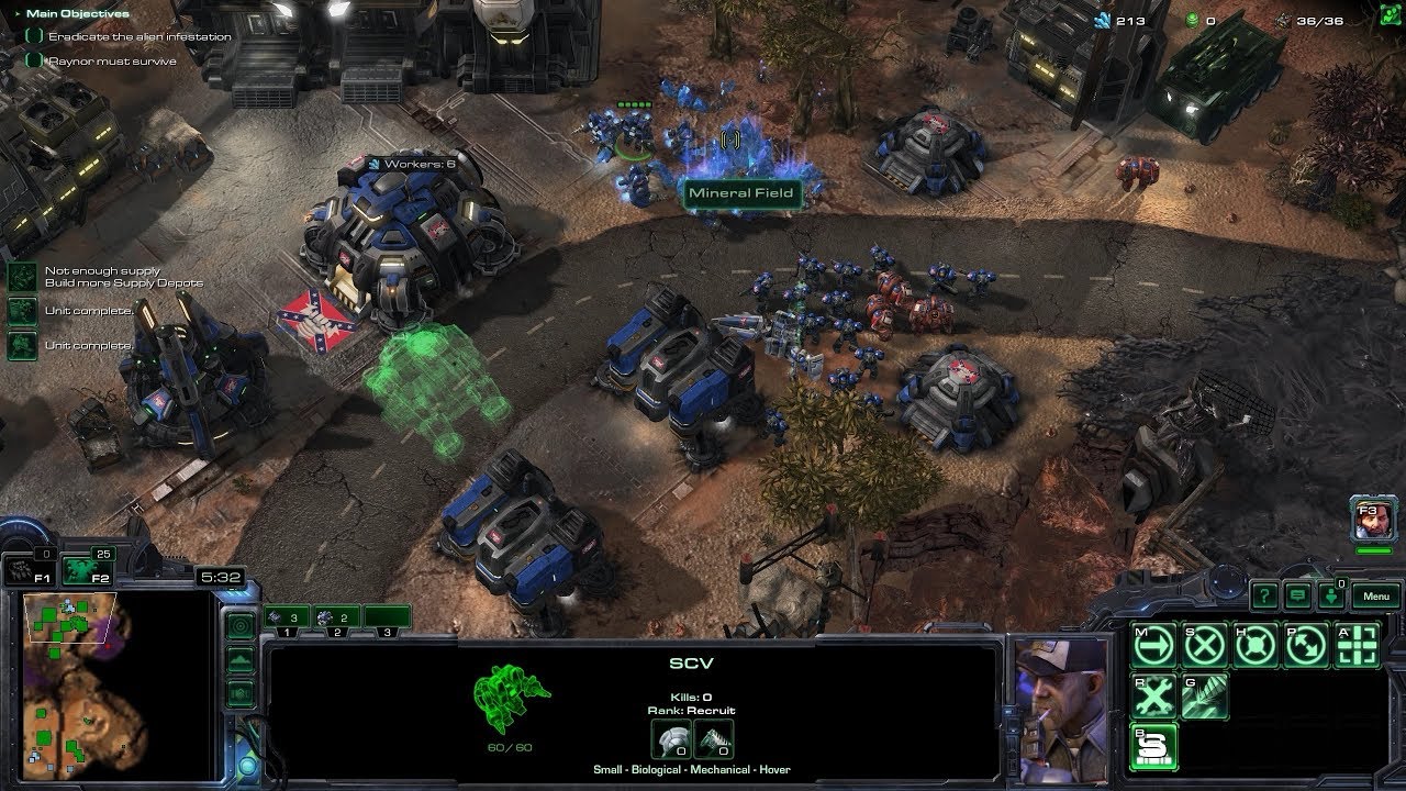 StarCraft: Mass Recall V7.0, миссия 2 кампании терранов — станция «Затон»