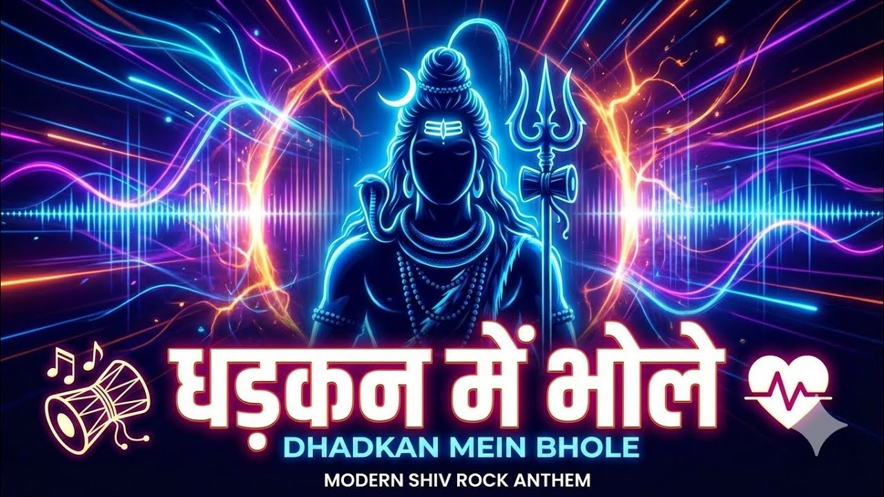 ​Dhadkan Mein Bhole 🔱 | Modern Shiv EDM / Rock Bhajan | High Energy Mahadev Song