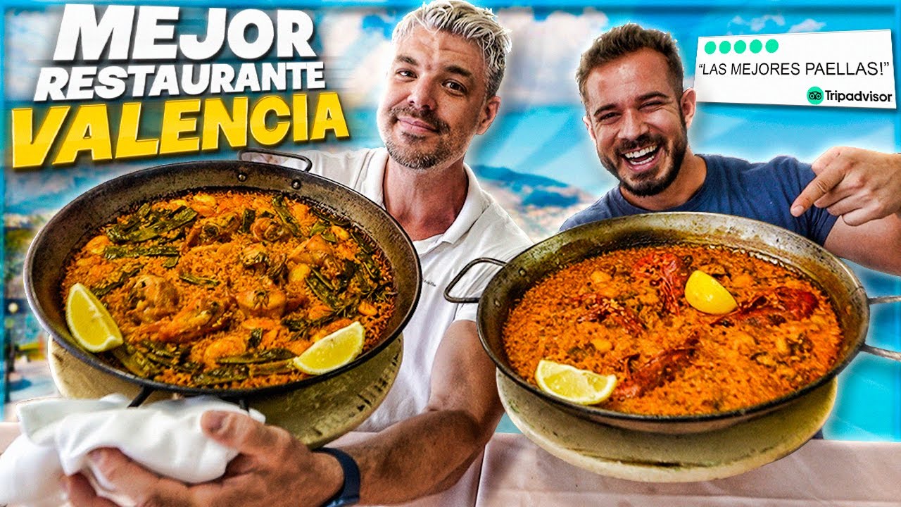 EL MEJOR RESTAURANTE A PIE DE PLAYA de VALENCIA según TRIPADVISOR 🏖️ ¿SON LAS MEJORES PAELLAS? 🥘