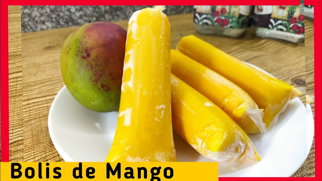 BOLIS DE MANGO/ SABORINES DE MANGO/ DELICIOSOS HELADOS CASEROS CREMOSOS DE MANGO
