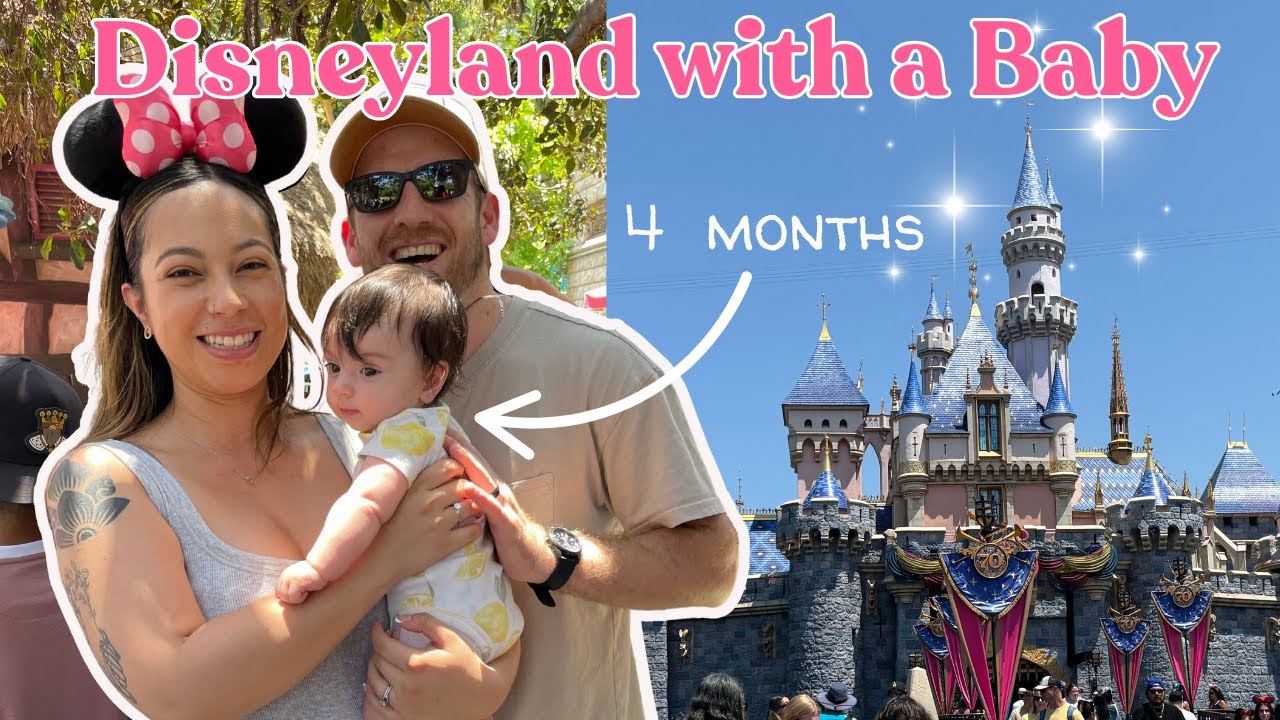 Disneyland With Our 4 month Old | First Time Mom Vlog