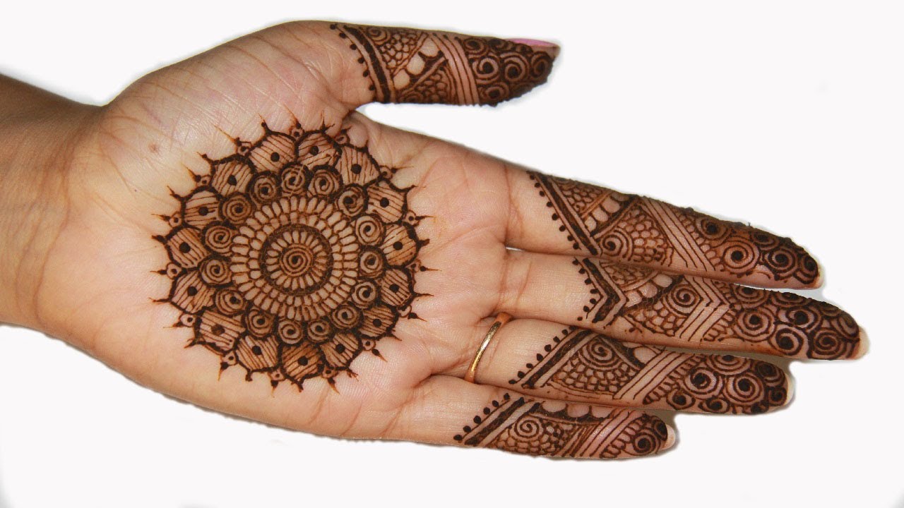 Traditional Indian Pakistani Mehndi Henna Design