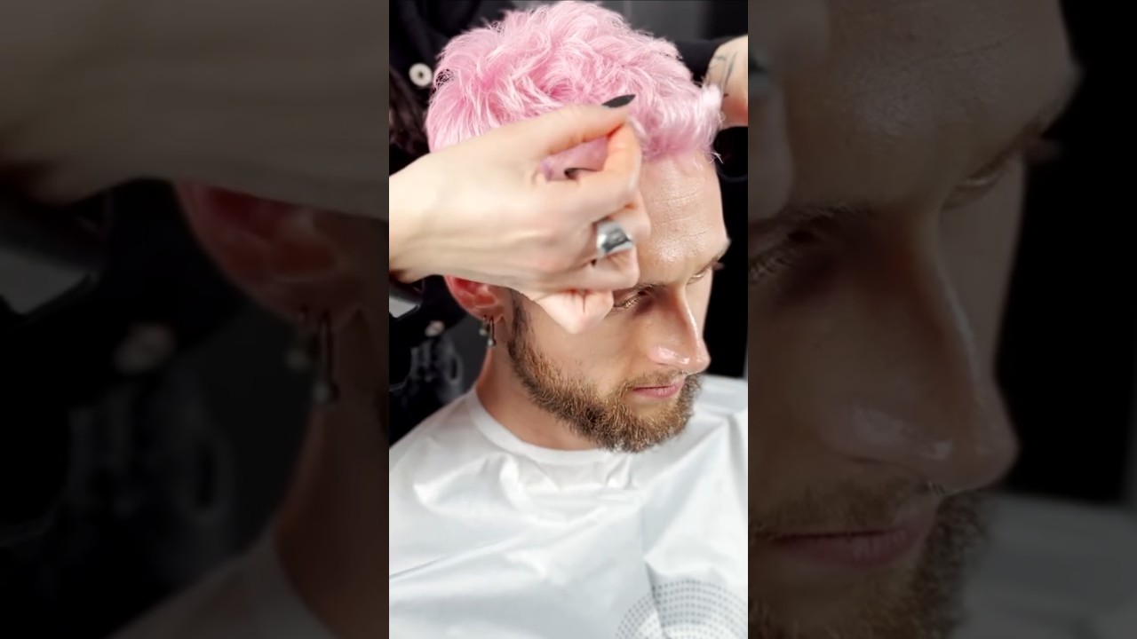 come realizzare I capelli rosa in 2 step decolora e colora #hair #new #pink #tutorial #colors