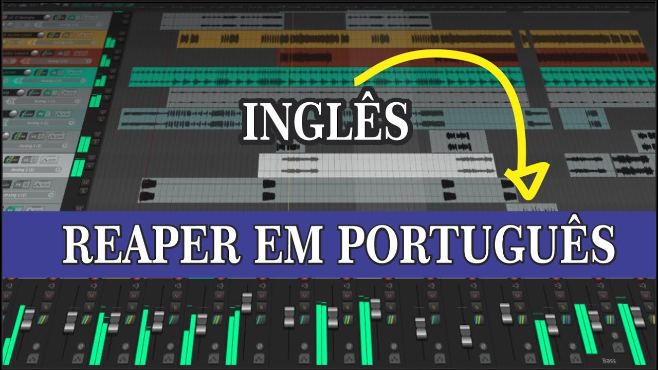 COMO TRADUZIR O REAPER PARA PORTUGUES #1