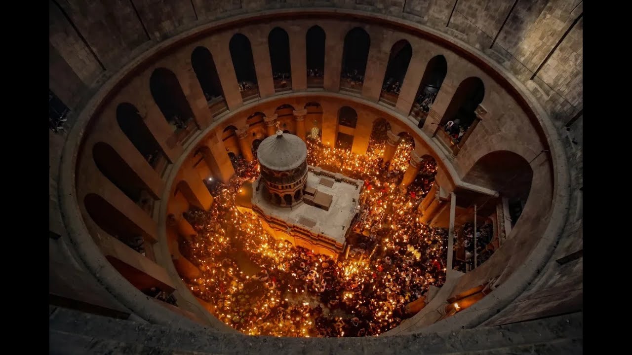 Lighting of Holy Fire in Jerusalem - 04/19/2025