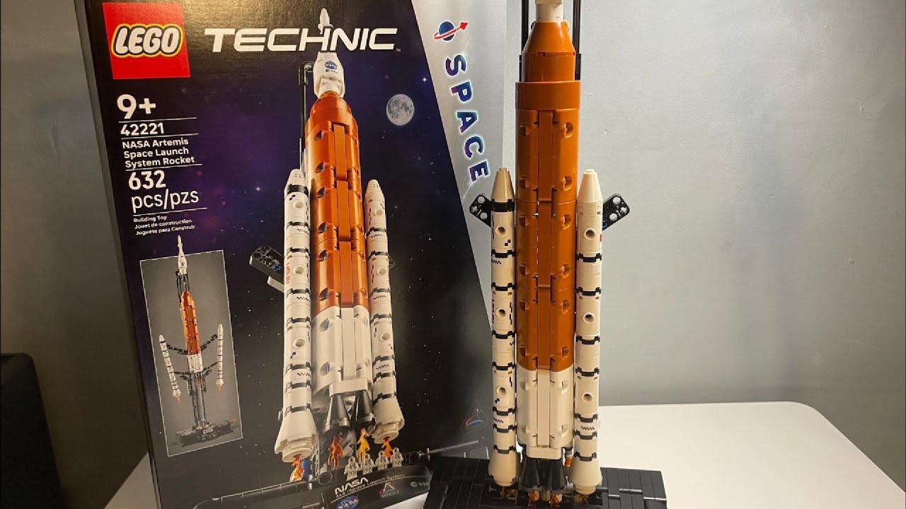 Lego technic NASA Artemis Space Launch System Rocket speed build and review
