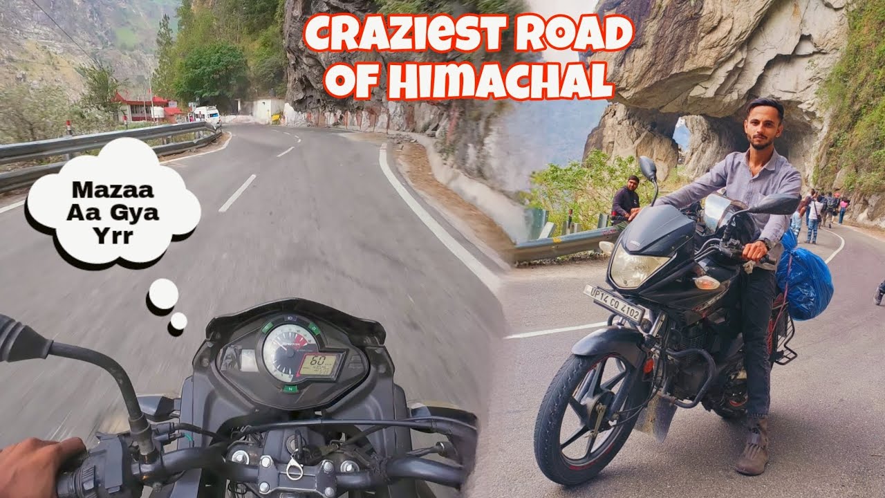 The Craziest Route of Himachal Pradesh 🌲|| U.P to Spiti Valley || BikerSanif