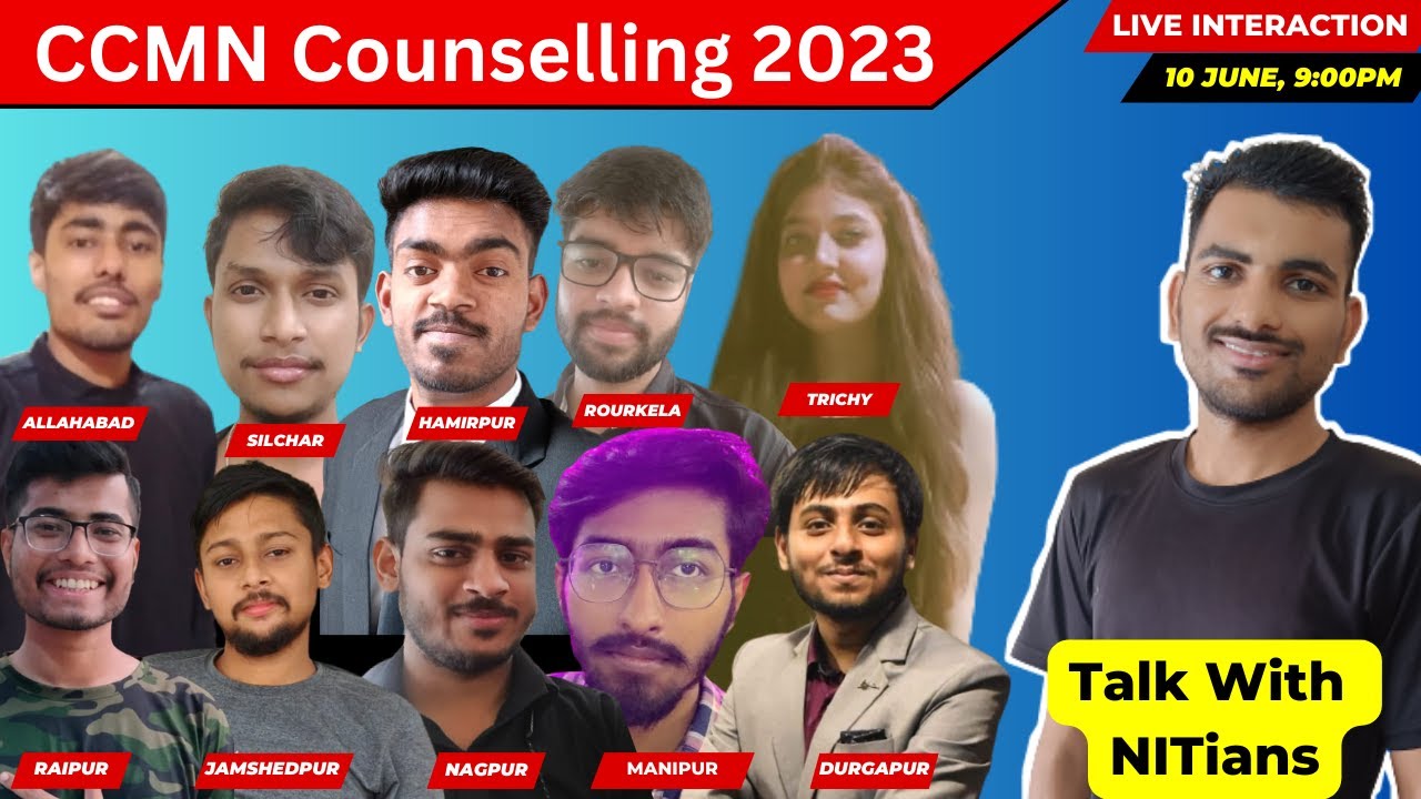CCMN Counselling 2023 || Live Interaction with NIT MSc Seniors