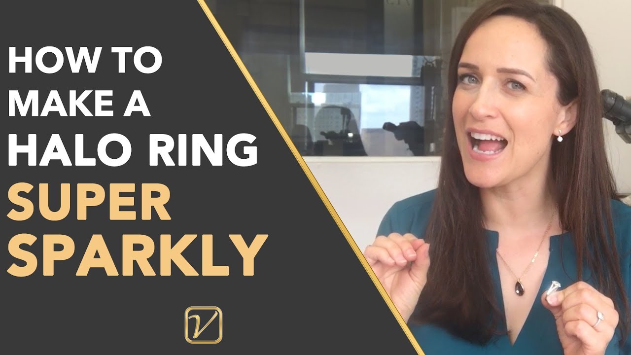 ROUND HALO RING | How to Make a Halo Ring Super Sparkly (More Than Typical Halo Rings!)