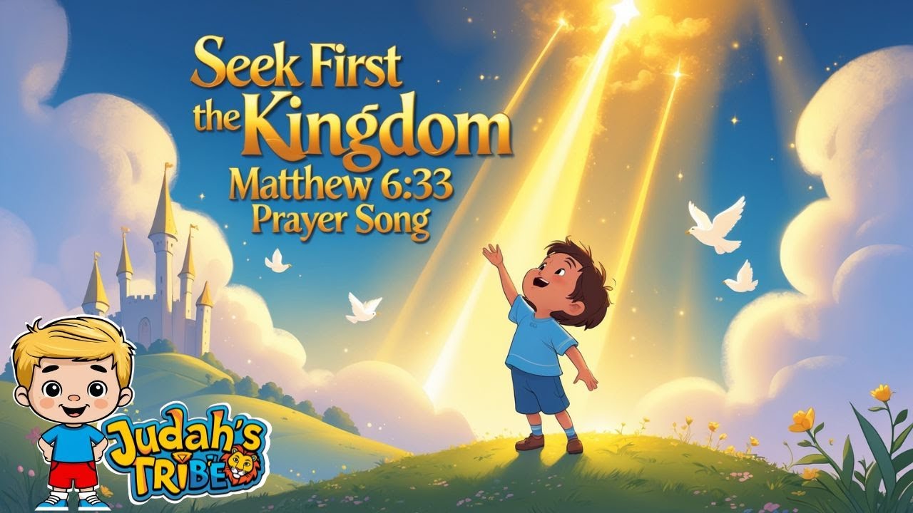 Seek First the Kingdom – Matthew 6:33 Prayer song | Judah's Tribe Christian Kids Songs
