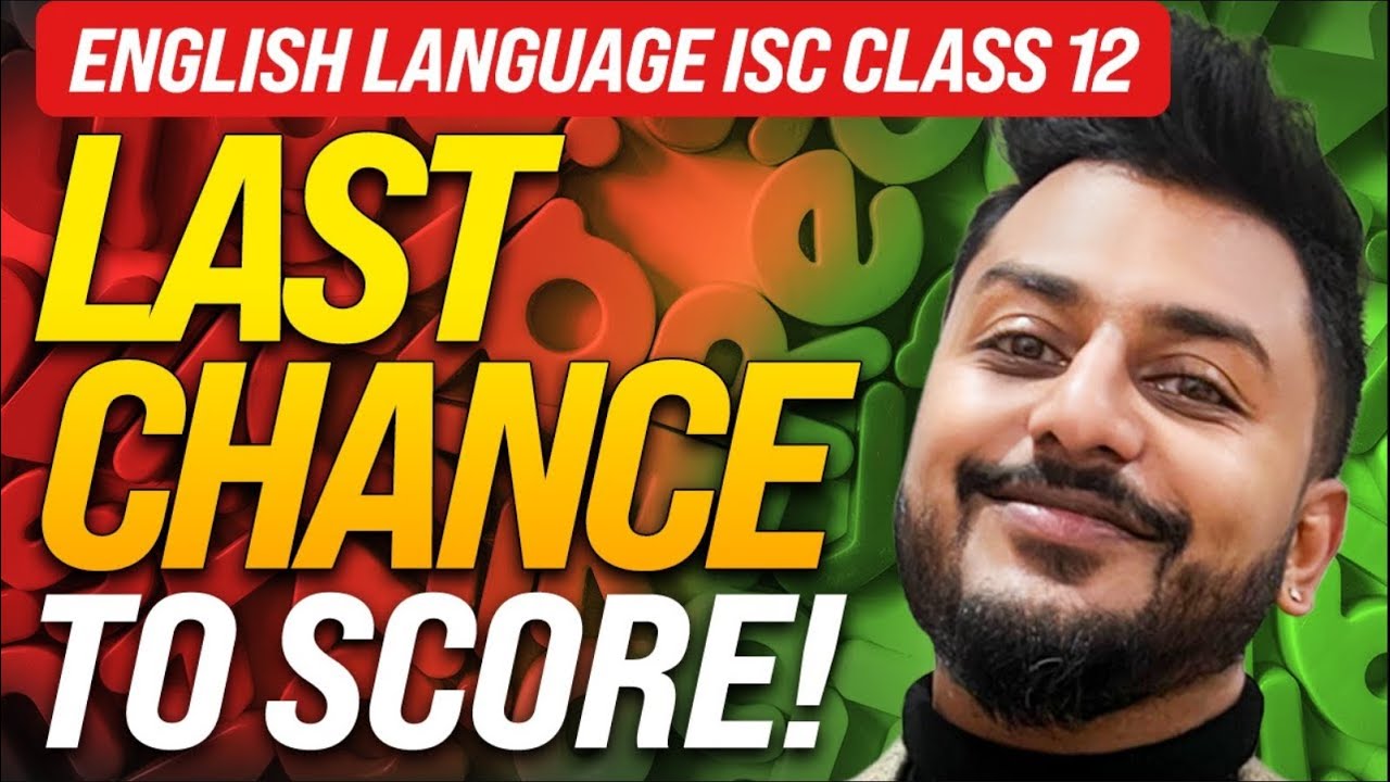 Eng Lang Directed & Proposal Writing ISC Class 12 | Youtube Live | Kabir Singh | Maaheshwari Classes