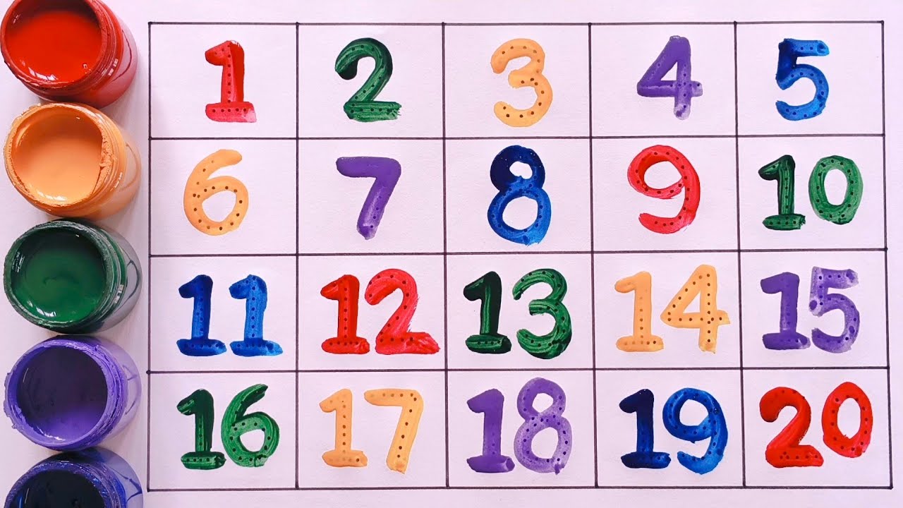 Learn to count 1 to 20 | 123 numbers | one two three | 1 से 100 तक गिनती part- 184