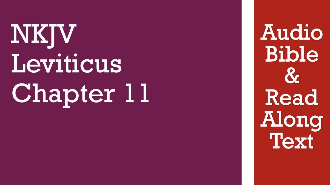Leviticus 11 - NKJV - (Audio Bible & Text)