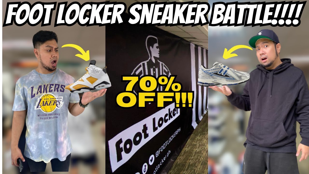 WHO CAN FIND THE BEST CHEAP SNEAKER AT FOOTLOCKER'S 70% OFF SALE??? SNEAKER SALE BATTLE!!!!