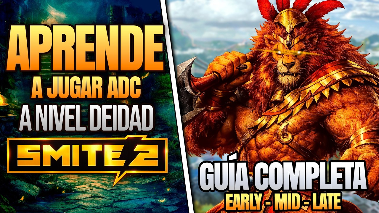 SMITE 2 | APRENDE A JUGAR EL ADC a NIVEL DEIDAD | GUÍA ADC