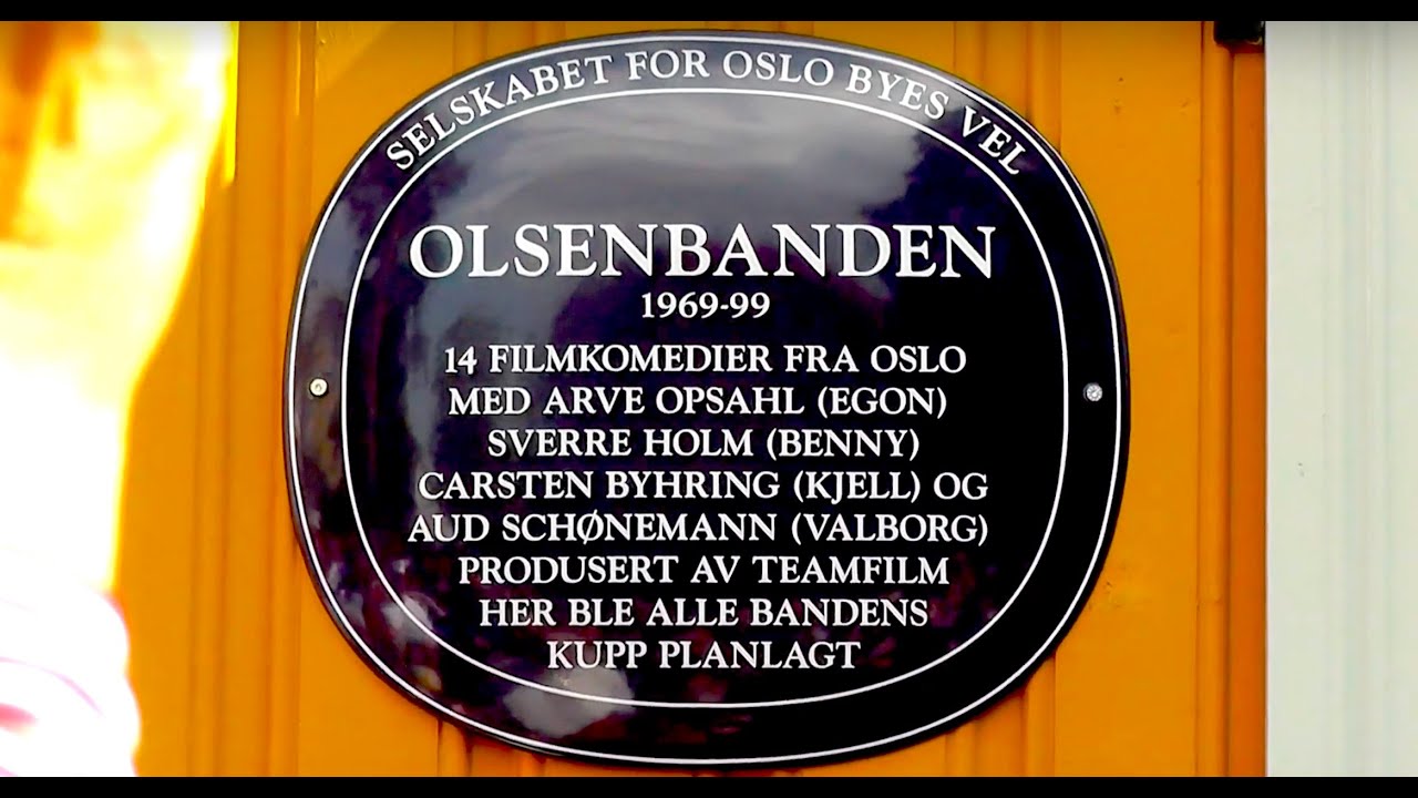 Olsenbanden (Norge) – Avduking av blå plakett på Kampen i Oslo