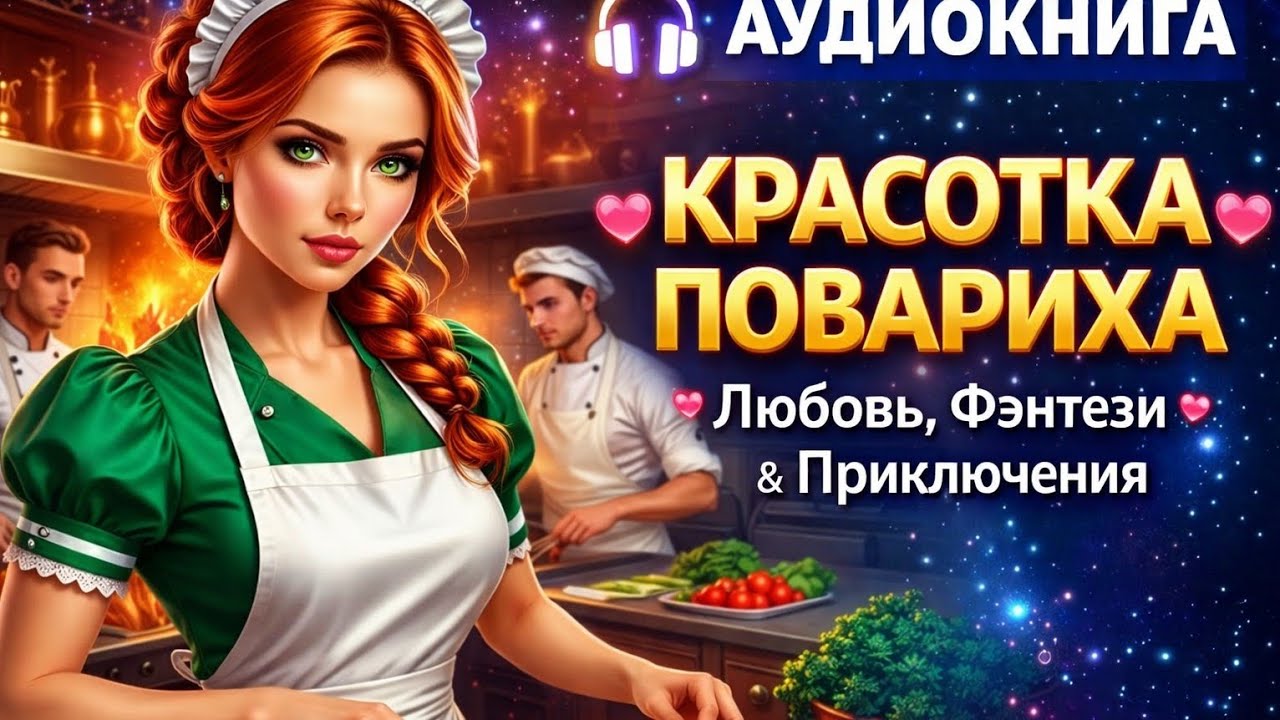 🎧 АУДИОКНИГА 💞 КРАСОТКА-ПОВАРИХА 💞 Любовь, Фэнтези & Приключения | Полная верси