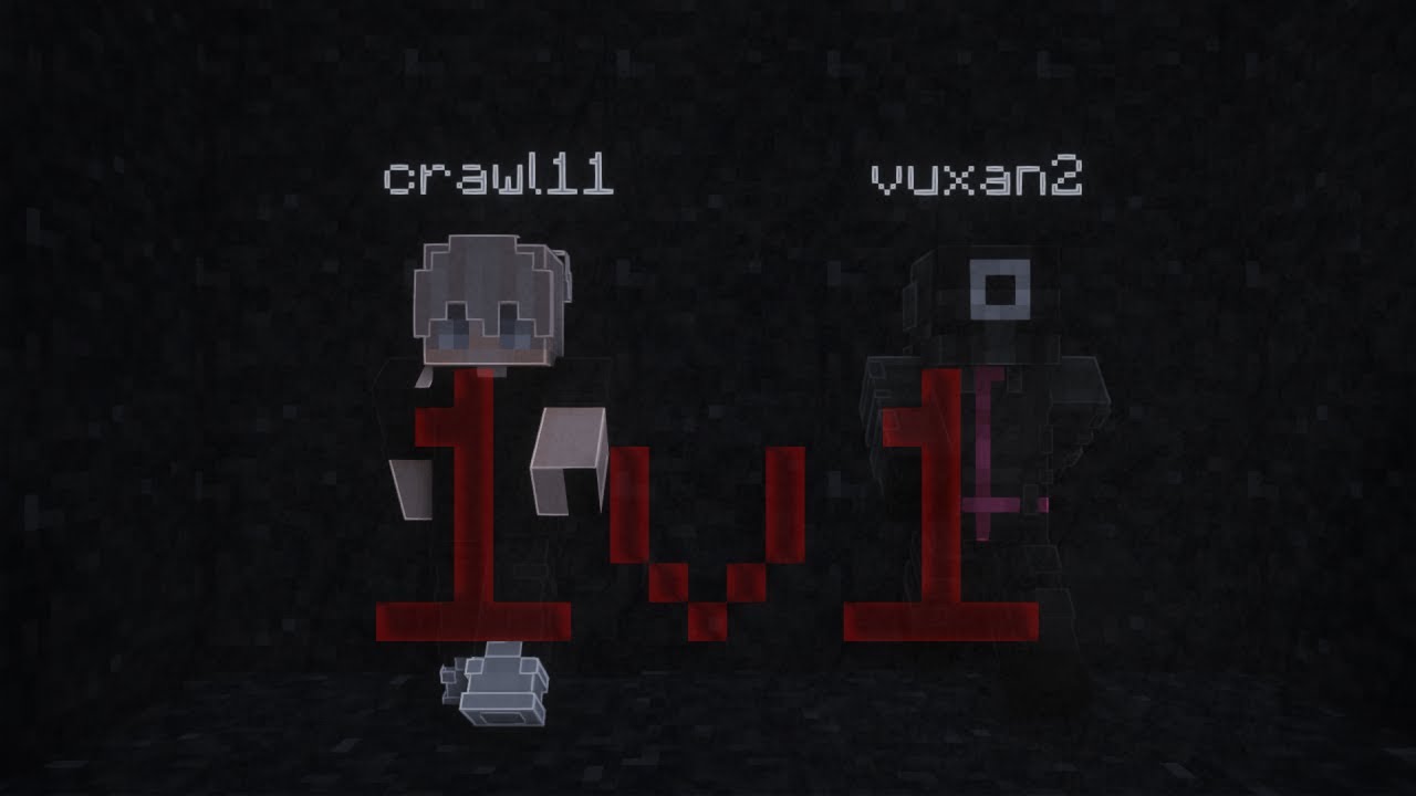 crawl11 vs vuxan (biggest trash talker) #minecraft #1v1 #tridentbox #blissmc #blissmcvotm