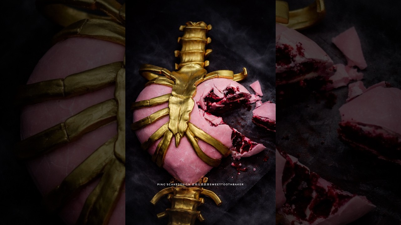 I am so sorry,this is a sad valentines day-hear broken cake.