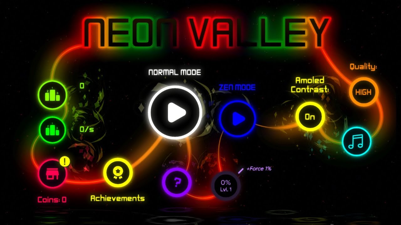 Neon valley amoled versão 2.6.4 atualizado para android 