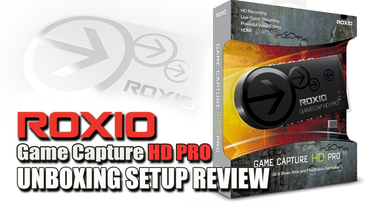ROXIO Game Capture HD PRO Unboxing Set Up Review / DE