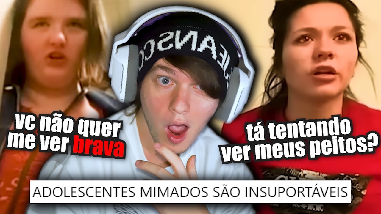 Vendo adolescentes mimados desafiando policiais