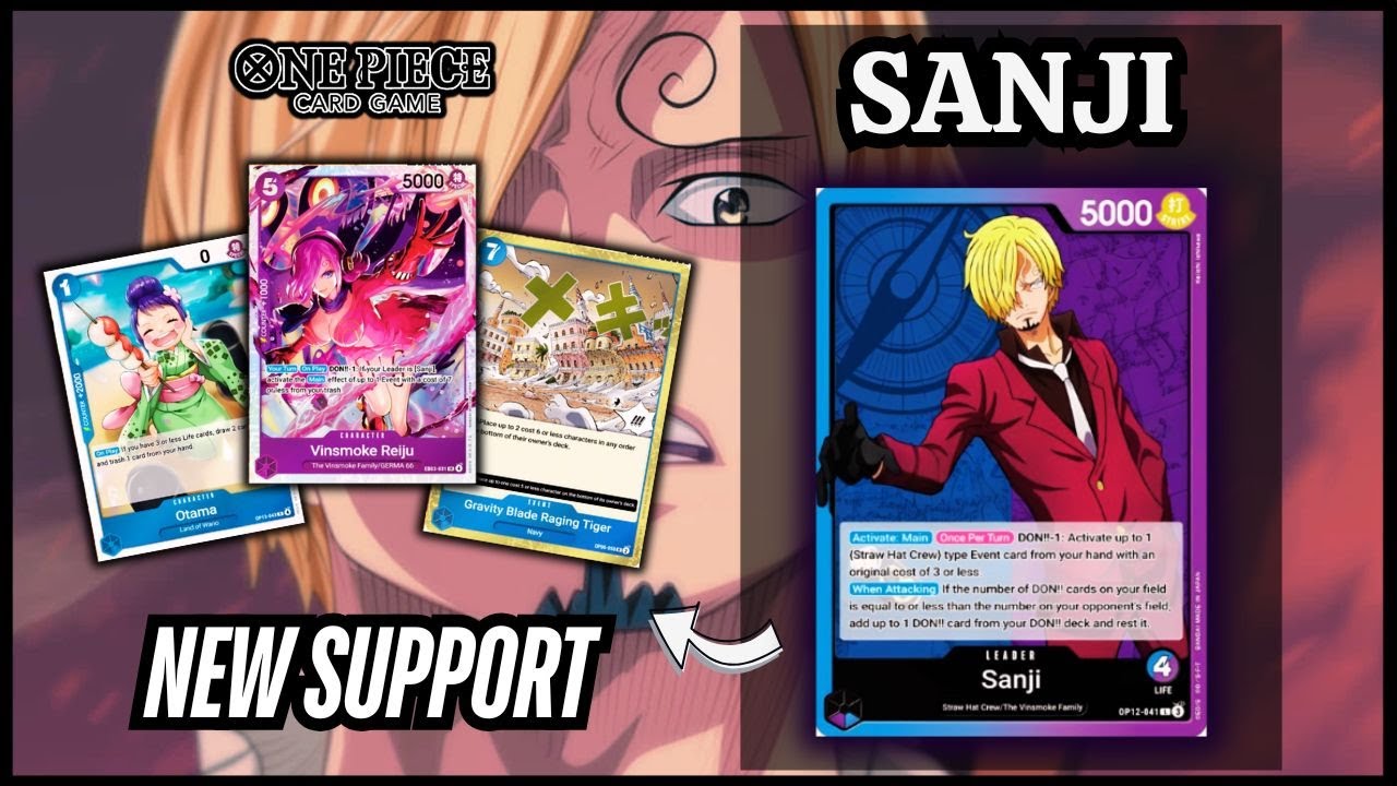🔵🟣 SANJI DECK |  ¡LA NUEVA REIJU ESTÁ ROTA! | DECK PROFILE & GAMEPLAY | ONE PIECE TCG