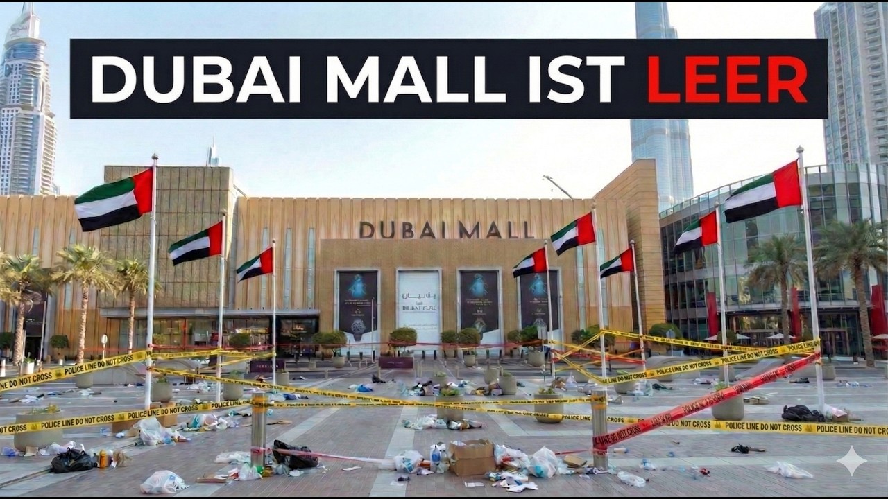 DUBAI PLEITE? Das größte Einkaufszentrum ist leer.